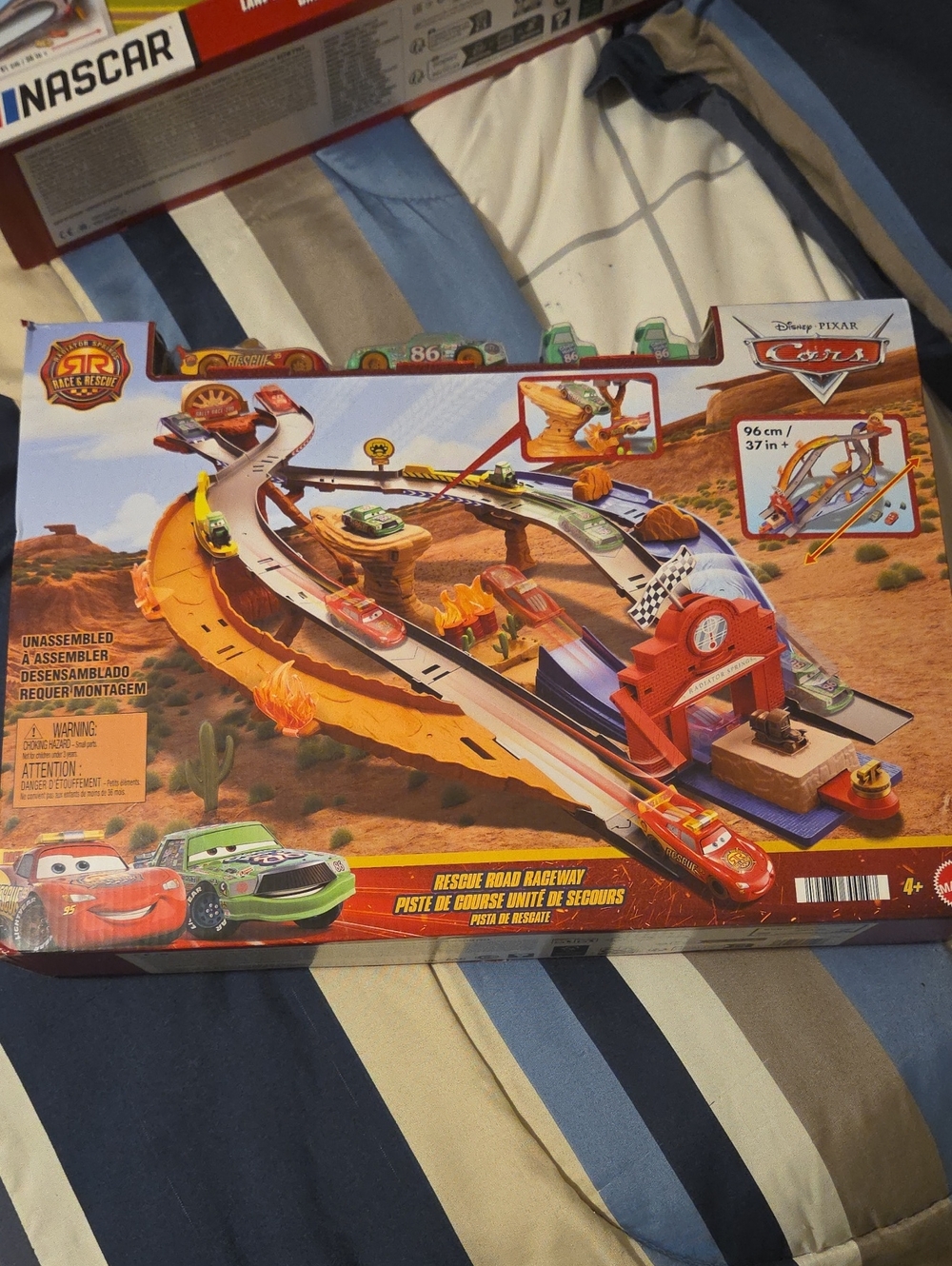 Disney Pixar Cars Race & Rescue Road Raceway Playset New Sealed